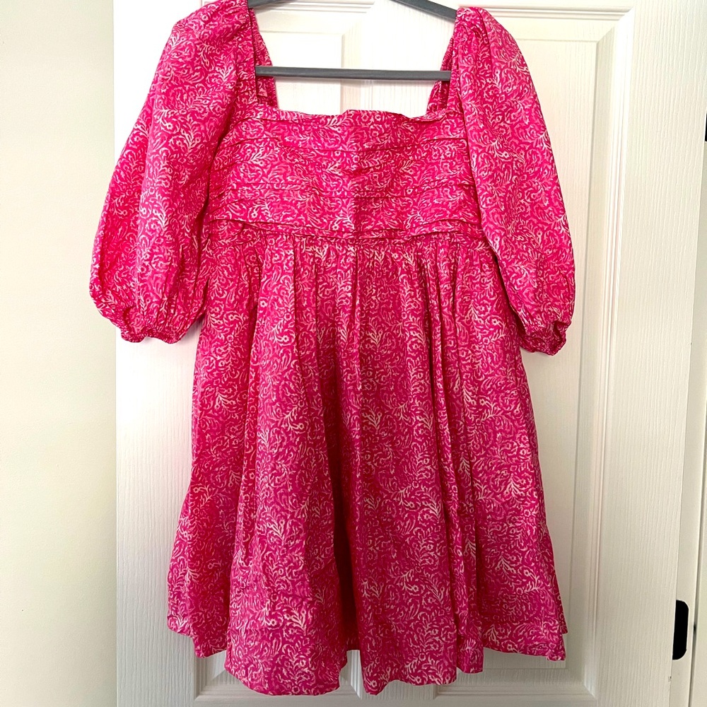 Abercrombie Emerson Puff Sleeve Mini Dresss
